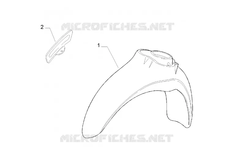 Front mudguard