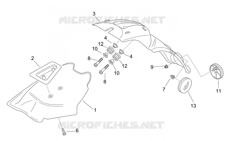 Rear body III - Mudguard