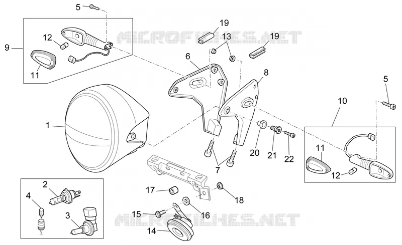 Headlight/Horn
