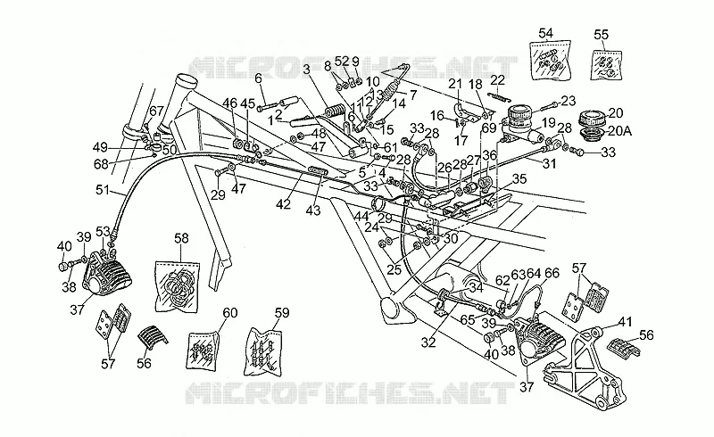 Rear master cylinder
