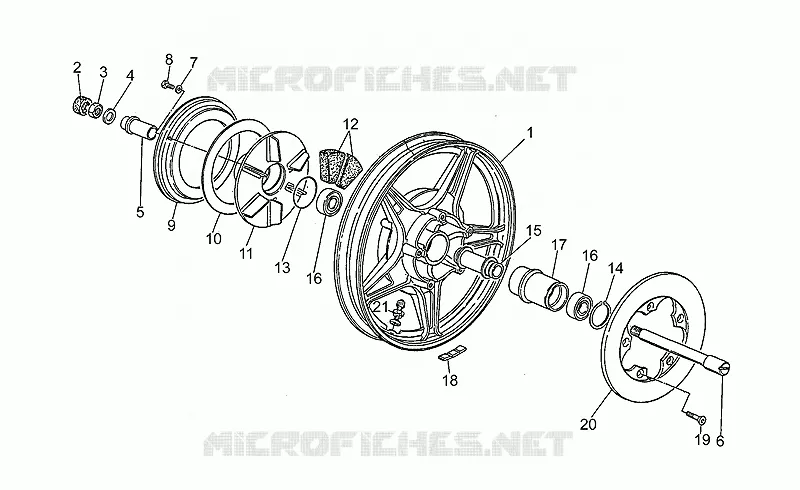 Rear wheel