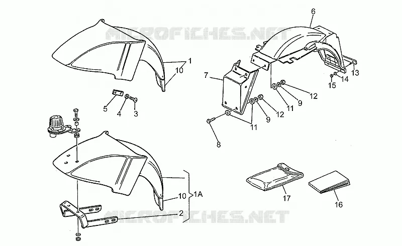 Front/Rear mudguard