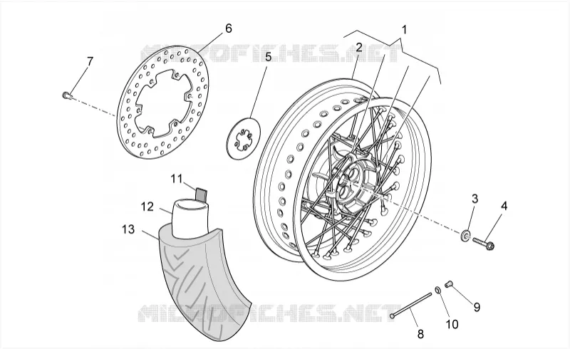 Rear wheel I