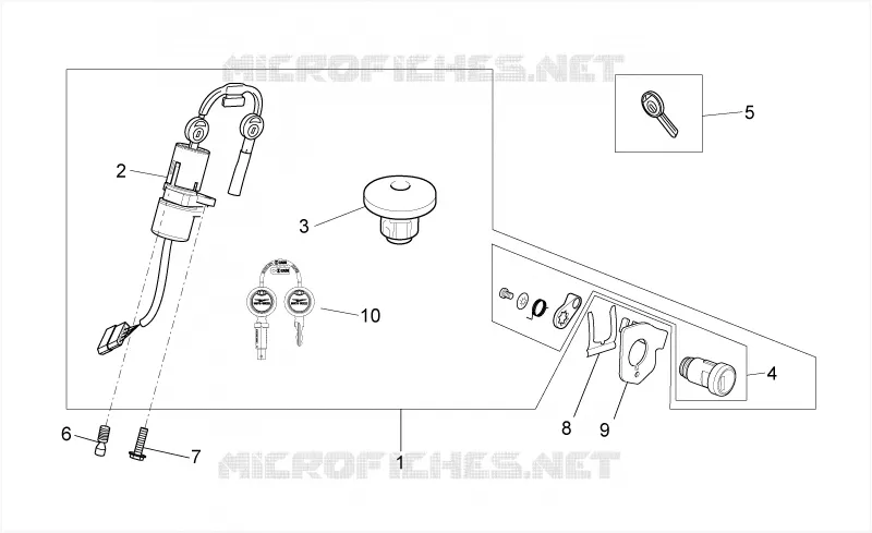 Lock hardware kit
