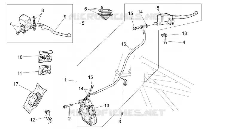Front brake system