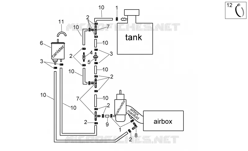 Fuel vapour recover system