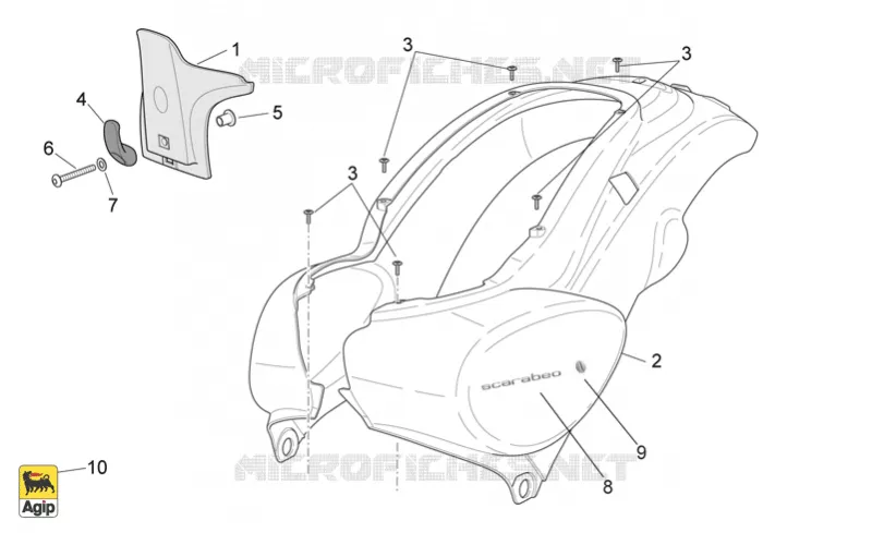 Rear body I