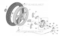 Rear wheel - drum brake
