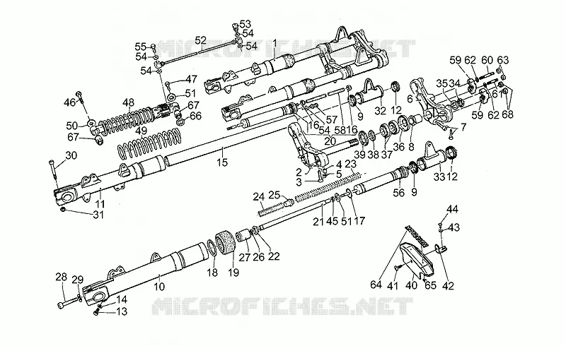 Front/rear shock absorber