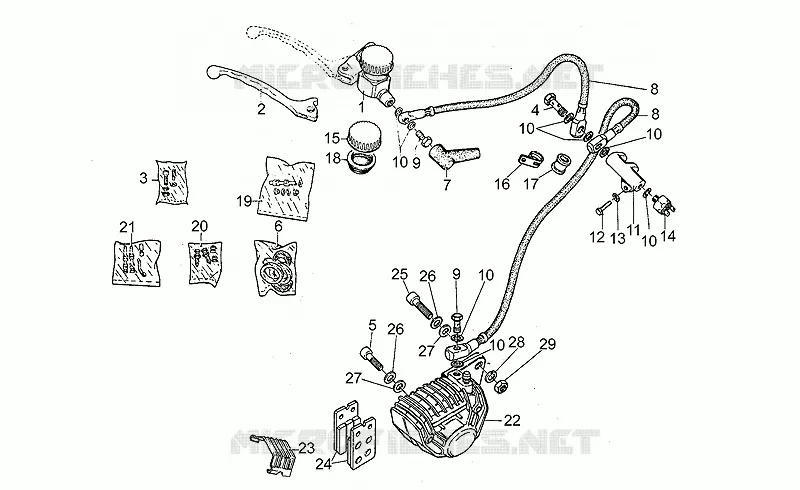 RH Front brake system