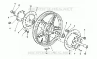 Front wheel, alloy
