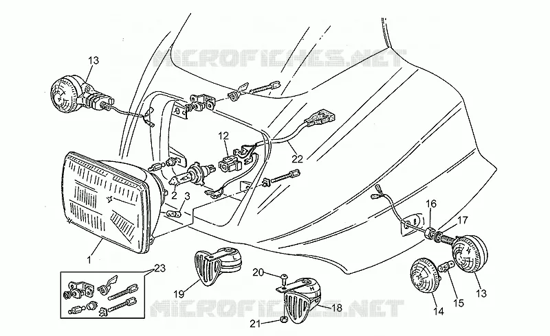 Headlight-Horn