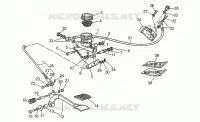 Rear master cylinder