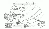 Fairing front headl.var.