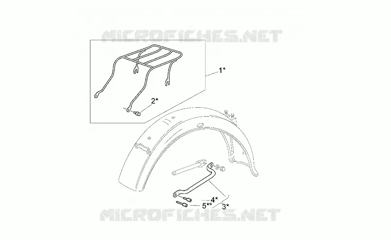 Small Optional luggage rack