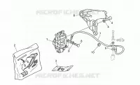 Rear brake caliper