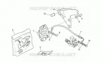 Rear brake caliper