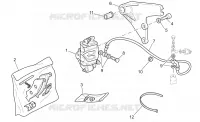 Rear brake caliper