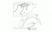 Small luggage rack