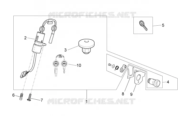 Lock hardware kit