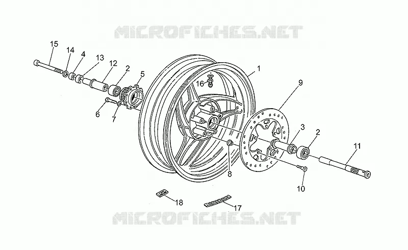Rear wheel