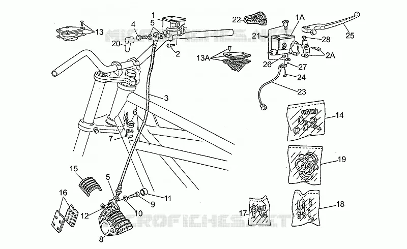 RH Front brake system