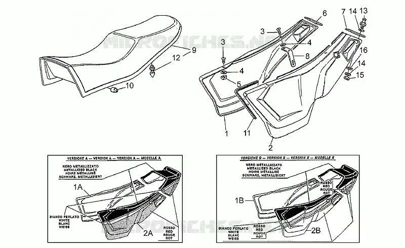 Saddle-side panels