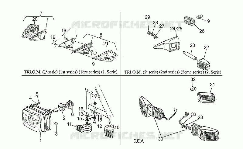 Headlight-turn signal