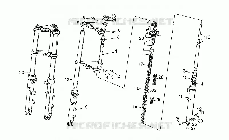 Front fork 1990