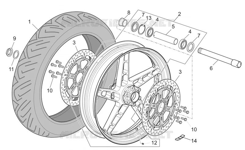 Front wheel