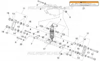 Connecting rod - rear shock abs.