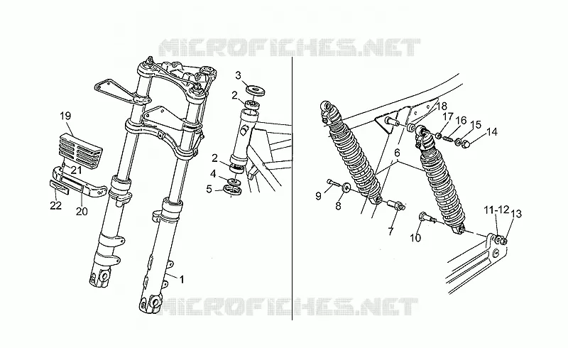 Front/rear shock absorber