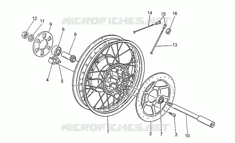Rear wheel