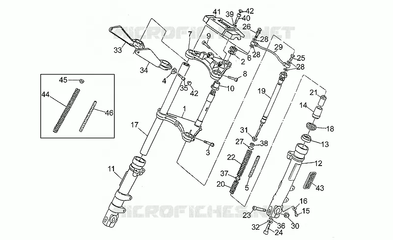 Front shock absorber
