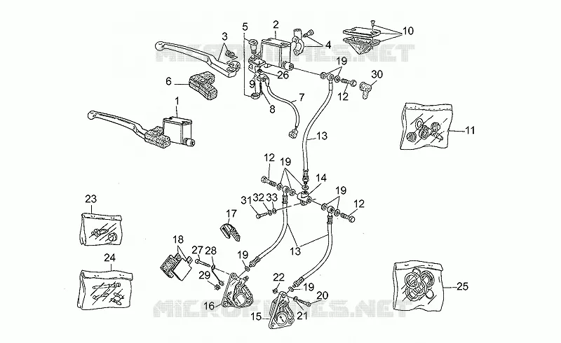 Front brake system