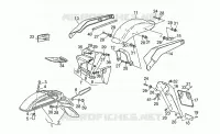Front/rear mudguards