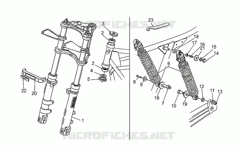 F.fork-R.shock absorber