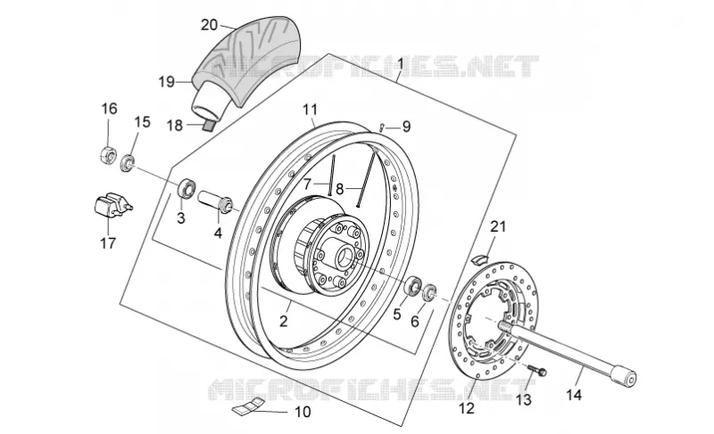 Rear wheel