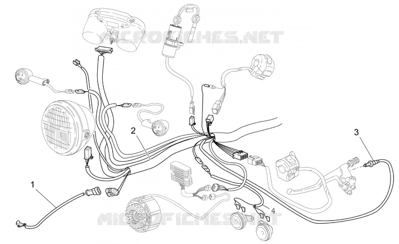 Front electrical system