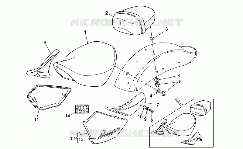 Central body - Saddle
