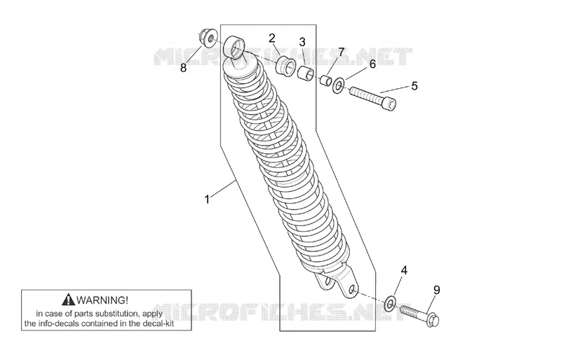 Rear shock absorber