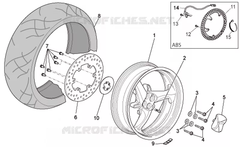 Rear wheel