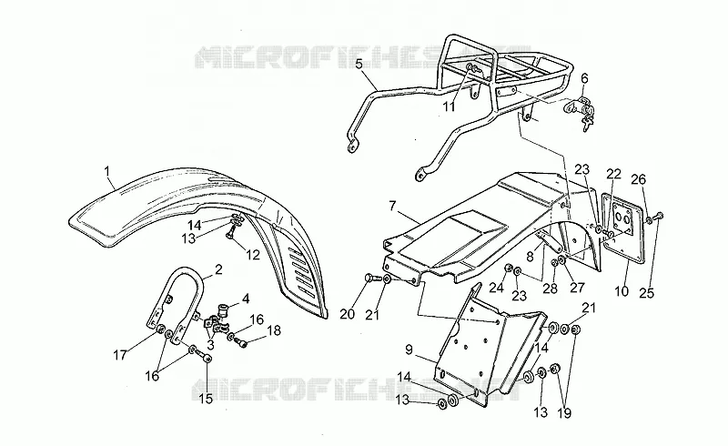 Front mudguard