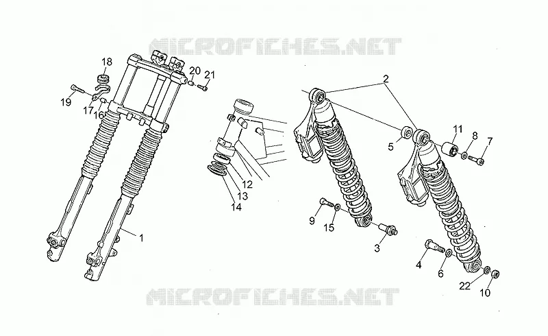 Front/rear shock absorber