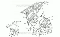 Front/rear mudguards