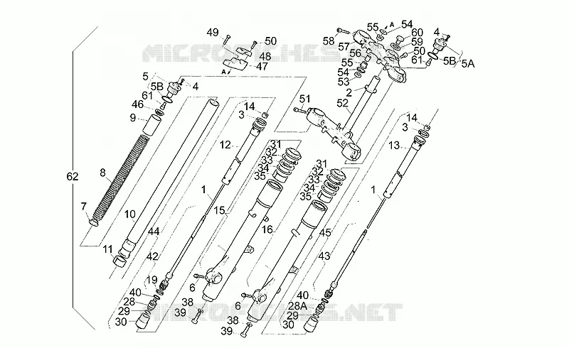Front fork >KM112000