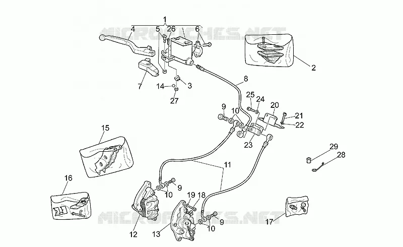 Front brake system