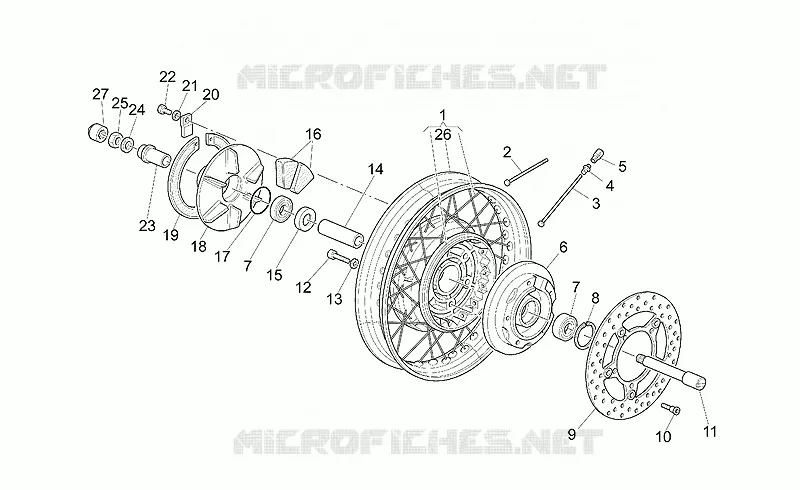 Rear wheel