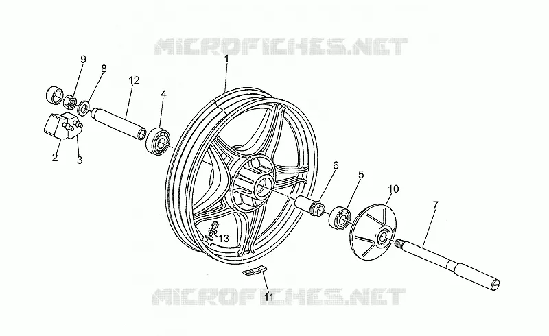 Rear wheel
