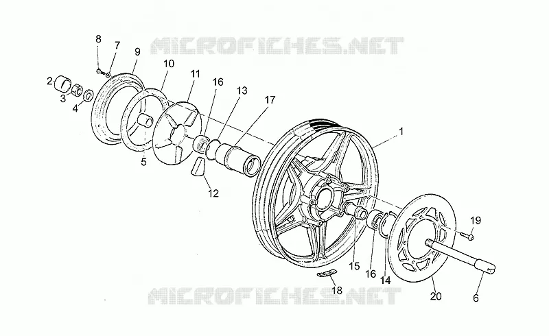Rear wheel